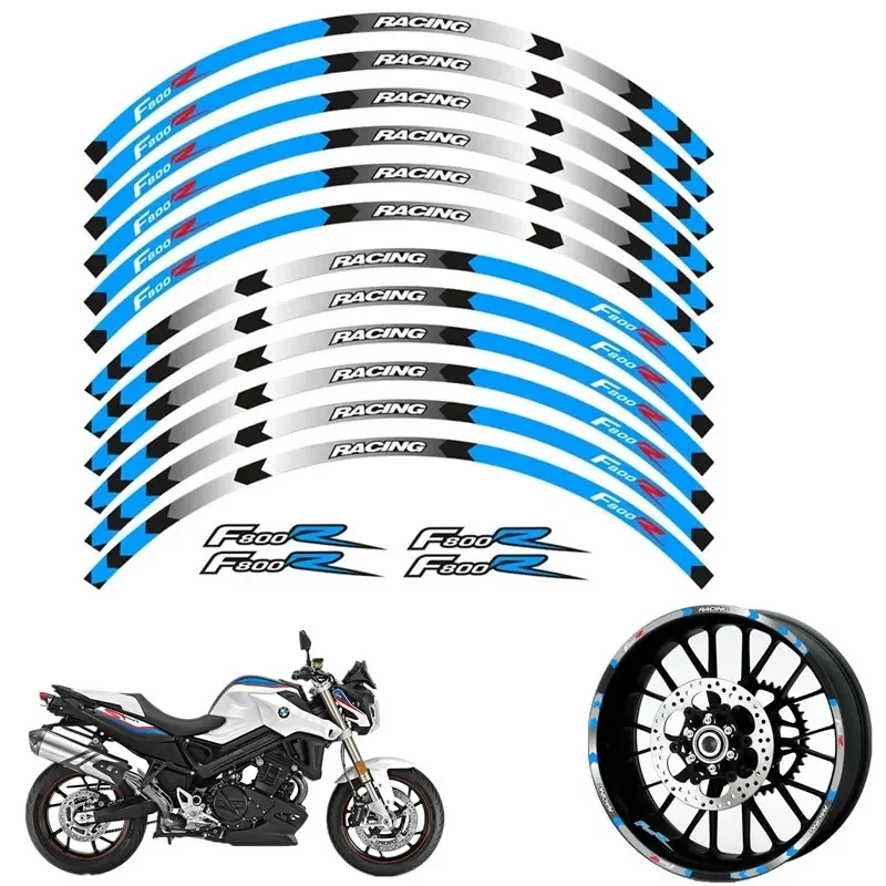 For BMW F800R F800 R Motorbike Parts Contour Wheel Decoration Decal Sticker - D