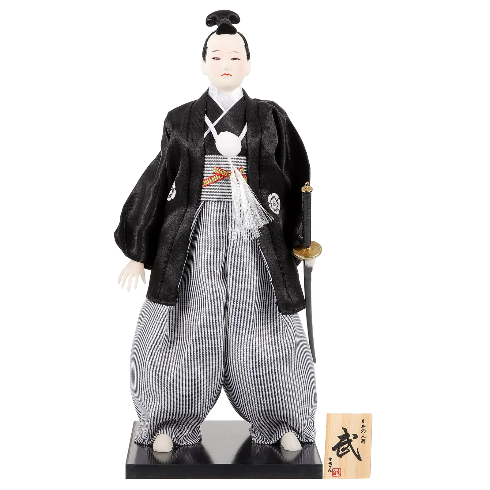 Bushido Home Decoration Table Centerpieces Desktop Japanese Puppet Housewarming Gift Ornaments for Cloth Man