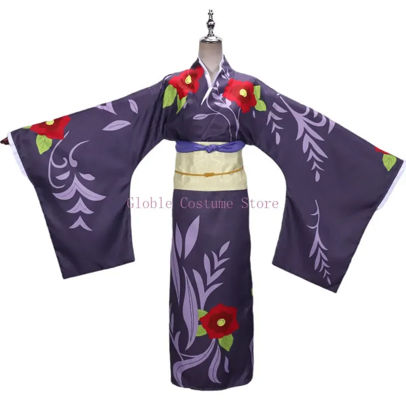 Anime Tamayo Costume Cosplay Kimetsu No Yaiba parrucca Kimono giapponese Haori uomo donna Halloween Costume Cosplay