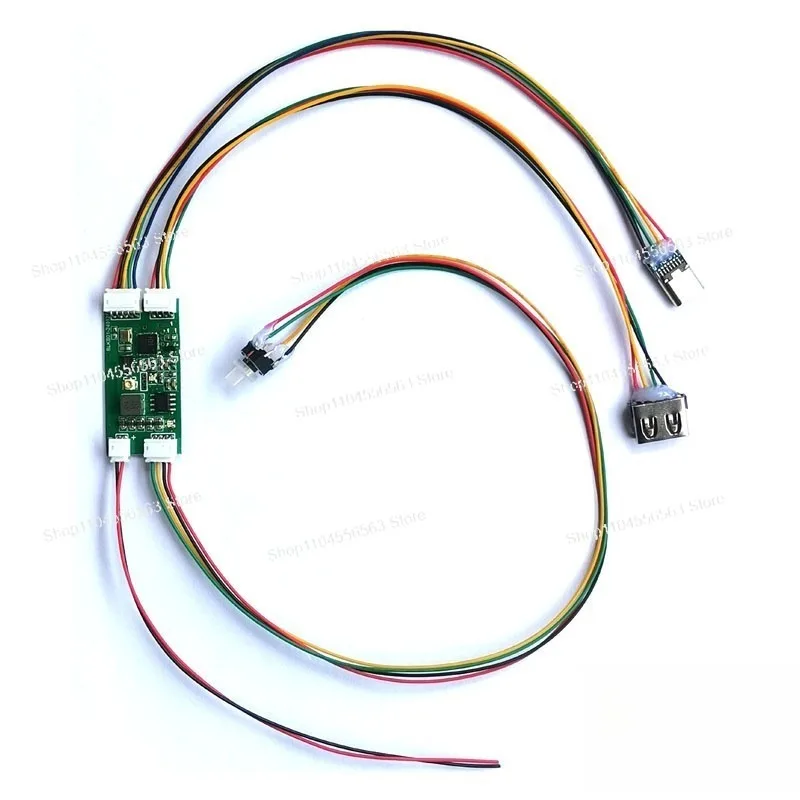 

Беспроводной преобразователь проводной механической клавиатуры, двухрежимный USB 2,4G, поддержка нескольких устройств, модуль компьютерных аксессуаров для самостоятельного изготовления