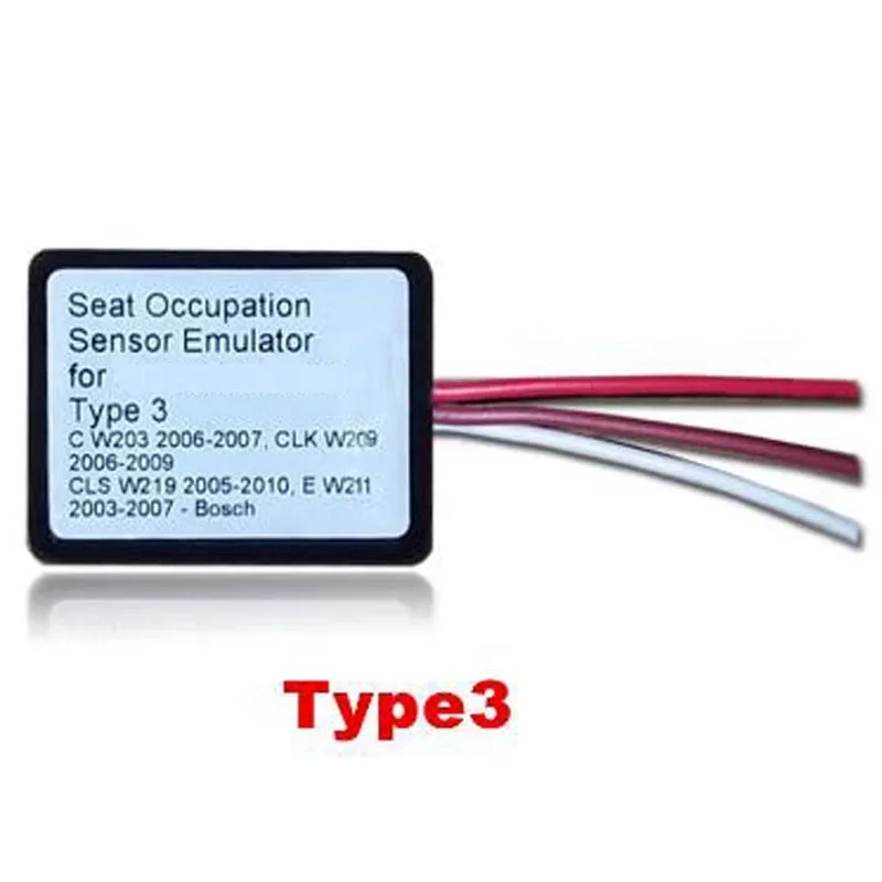 Type3 MB SRS Emulator Type 3 for Mercedes Benz C W203 CLK W209 CLS W219 E W211 2003-2009 Seat Emulator SRS Reset Tool Type 3