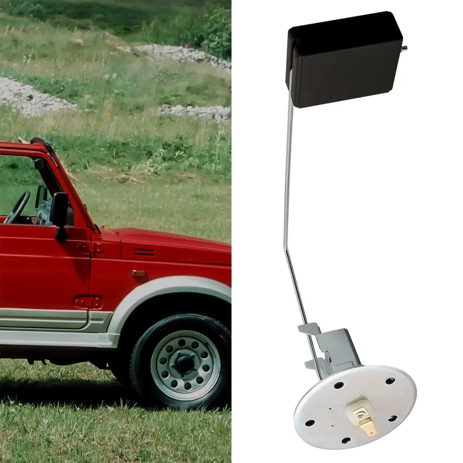 1pc Fuel Gauge Sending Unit Fit For Suzuki Samurai 1985-1995 34810-80700 Silver Plastic Plug-and-Play Auto Engine Parts