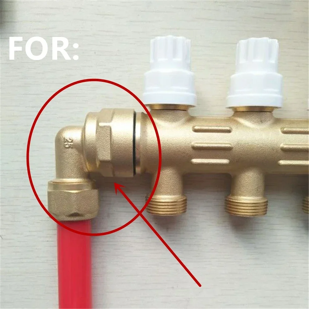 Floor Heating Manifold Accessories Aluminum-plastic Pipe 20 Joint Female Tooth Elbow 1 Inch Female Wire Elbow
