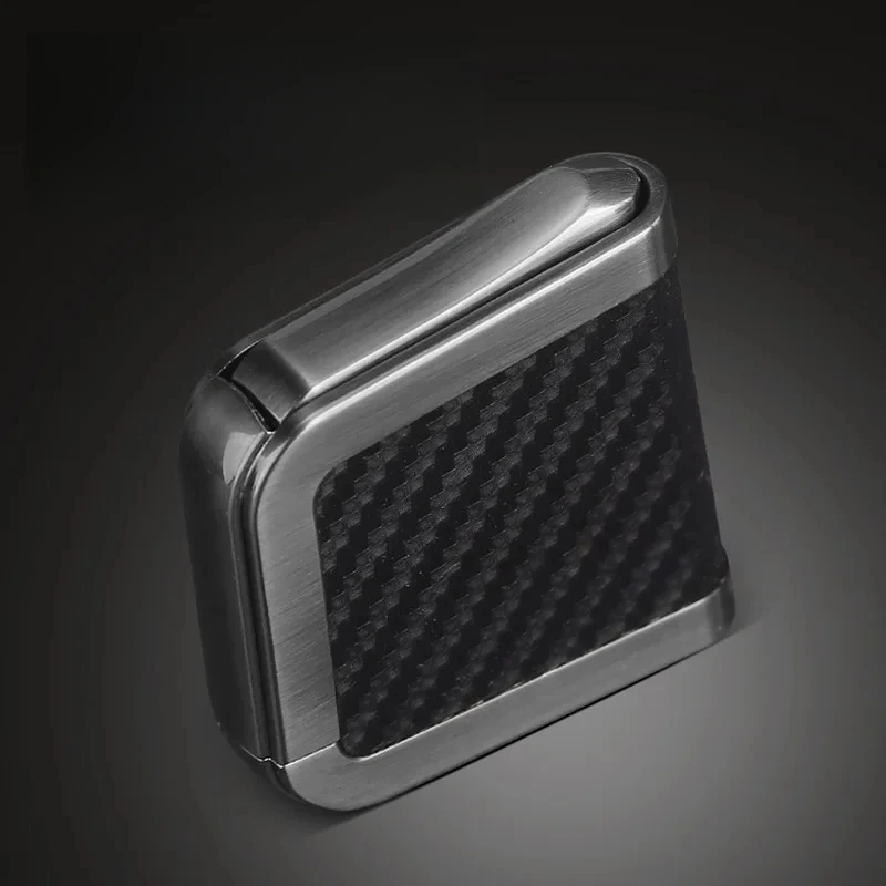 Nuevo encendedor de muela de cuero Retro, encendedor de Metal a prueba de viento, dispositivo de encendido de expulsión de un clic, encendedor de alta gama, regalo para fumar para hombres