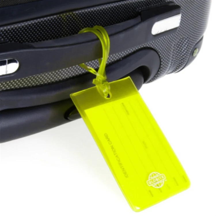 10PCS Weiche Pvc Reise Gepäck Tag Flugzeug Farbe Silikon Großhandel Koffer Label Zubehör Tasche Name Air Tag Karte Hülse – Detail 16