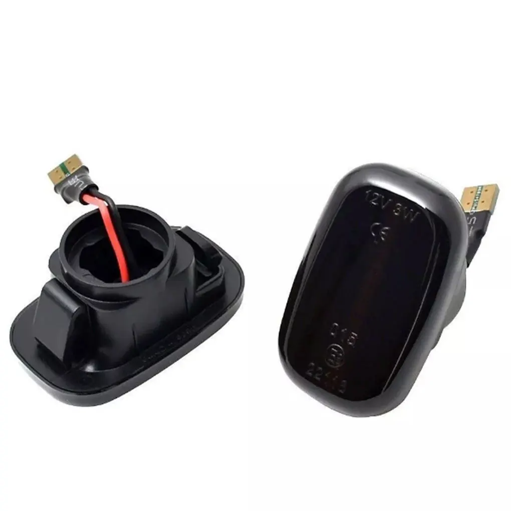 2 قطعة المدخن الديناميكي LED مؤشرات جانبية أضواء بدوره أضواء الإشارة ل2005-2015 N70 LED الحاجز المياه أضواء جانبية الجانب بدوره إشارة