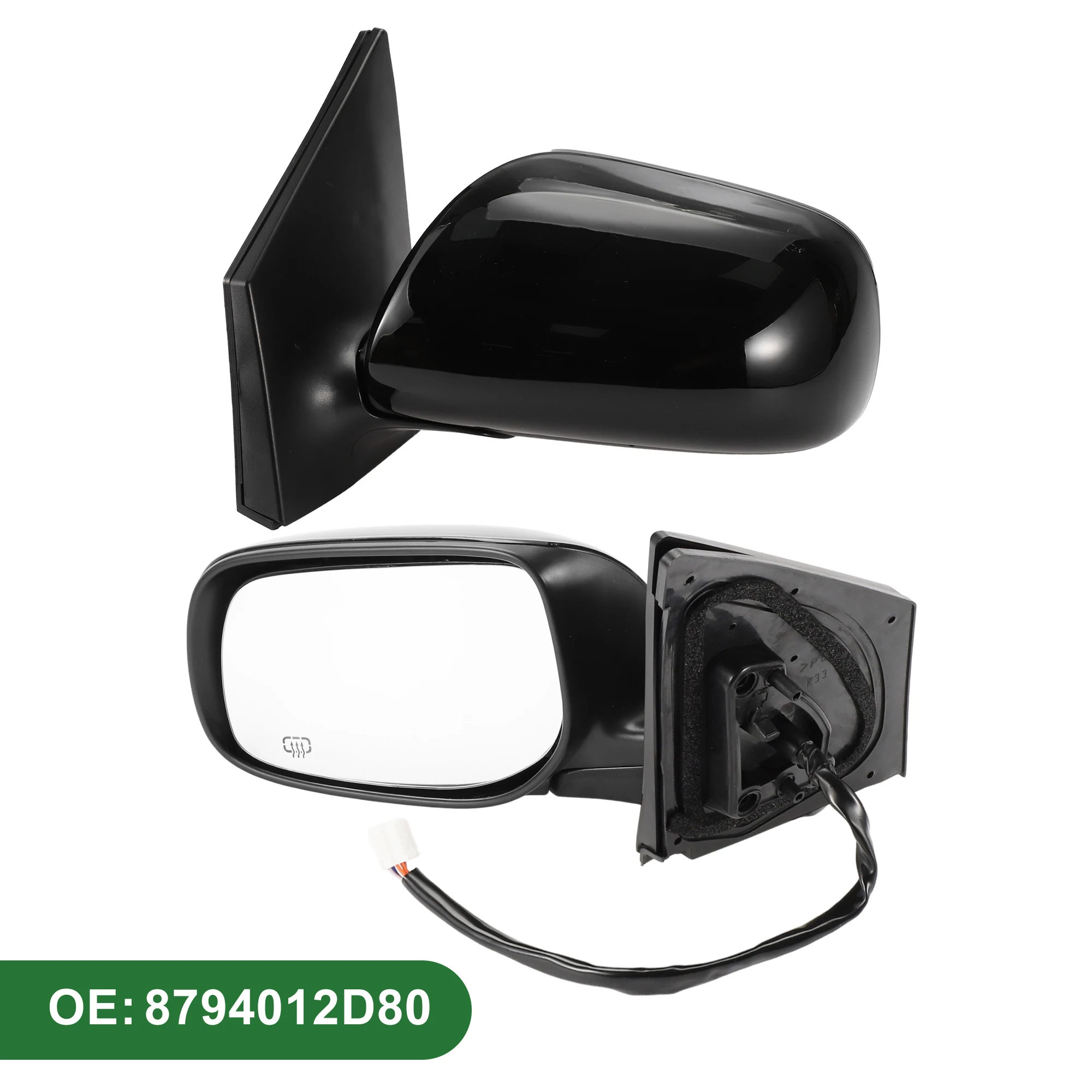 

UXCELL Door Mirror Replacement Side View Mirror Assembly for Toyota Corolla 2009-2013 Power Mirror Adjustment