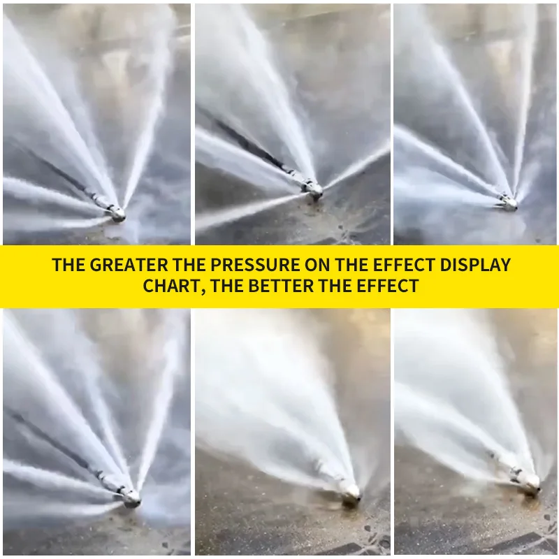 Premium New High-Pressure Plastic Sewer Jetter Nozzle Kit, Round Head Nozzle for Pipeline Cleaning Clog Removal