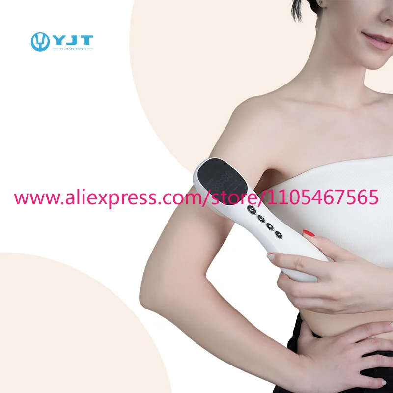 1Pcs therapeutic instrument, portable therapeutic machine, with pain relief and dozens of massage functions