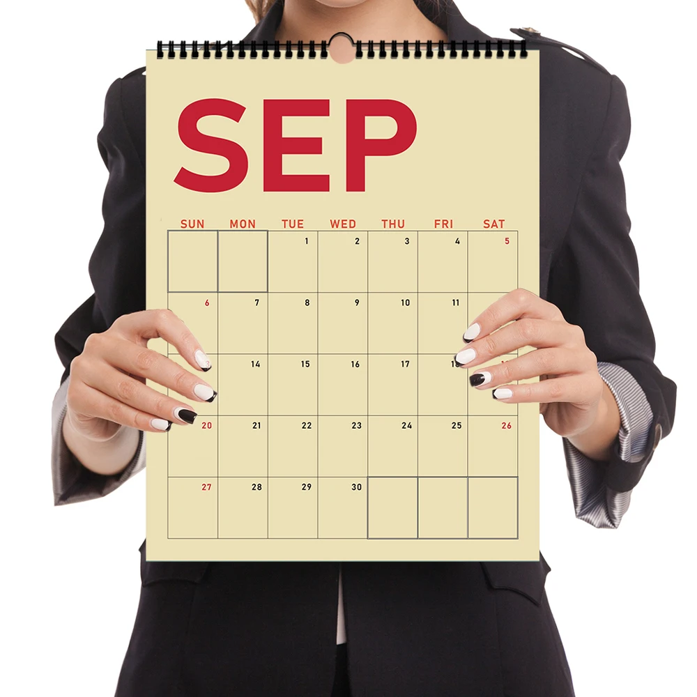 1 шт. настенный календарь на 2026 год, абстрактный геометрический дизайн, цвет Morandi, планировщик 12 месяцев, идеальный подарок на день рождения, Рождество и Новый год