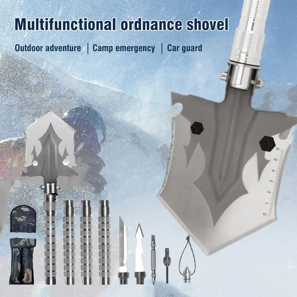 Multi-Function Folding Military Shovel Outdoor Survival Kit Garden Tools Camping Fold Multifunct Tactical Shovel