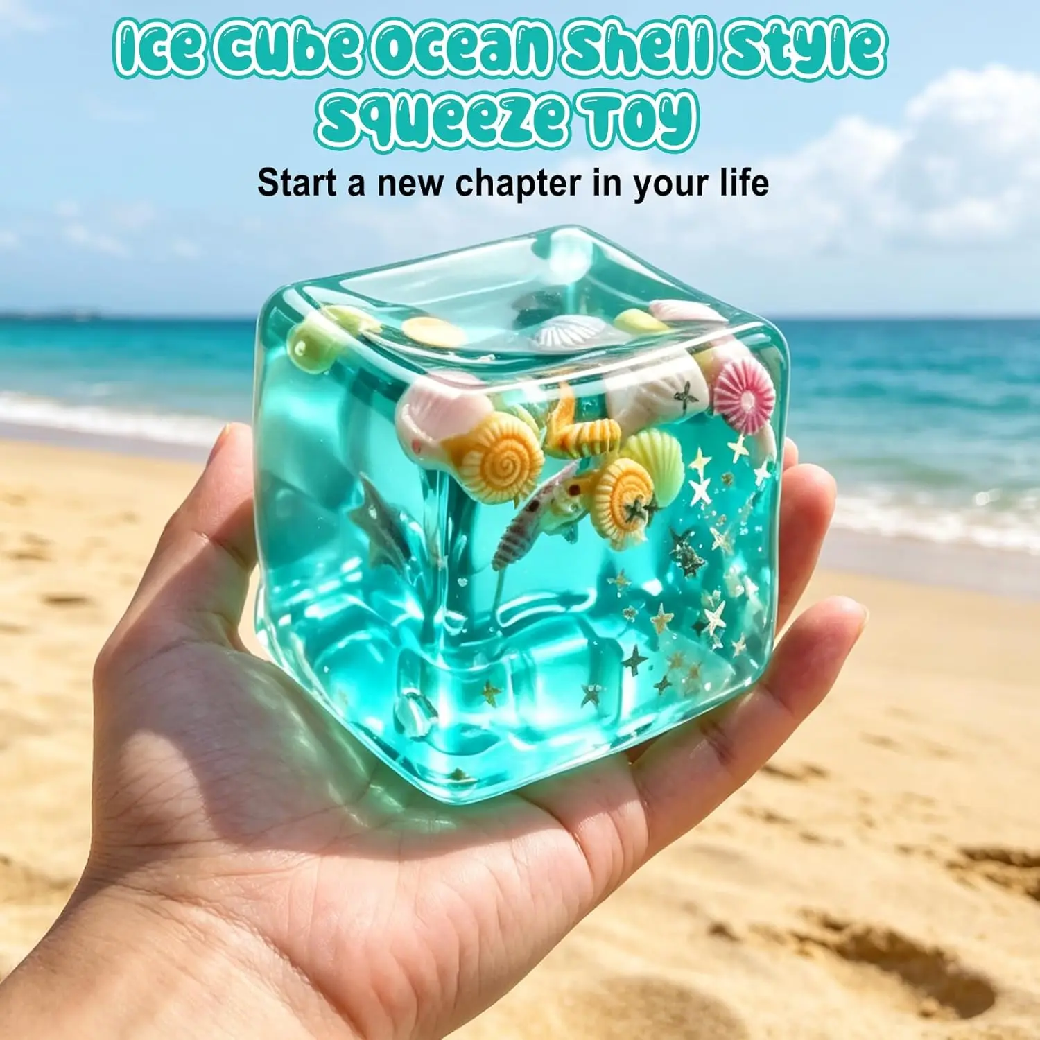 Ocean Squishy Stress Balls Maltose Water Fidget Toy Bulk Sensory Aid For Anxiety Stress Relief Autism Leisure Gift For Adults