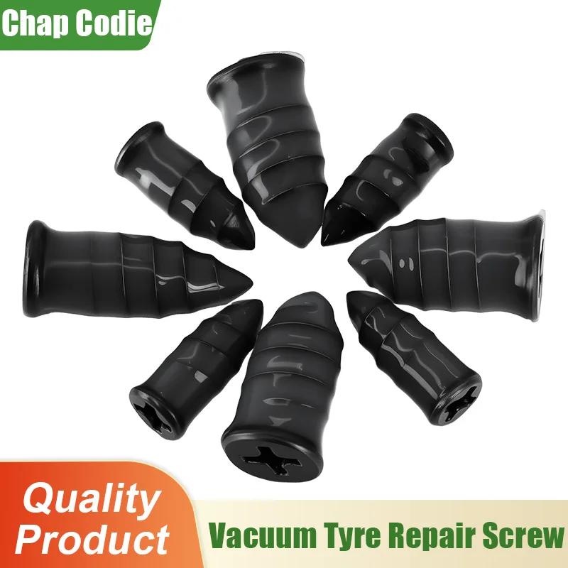 Vacuum Tyre Repair Self-tapping Screw Nail Tire Puncture Screws Motorcycle Fitting Tubeless Wheel Repairs Punctures Kit Patches
