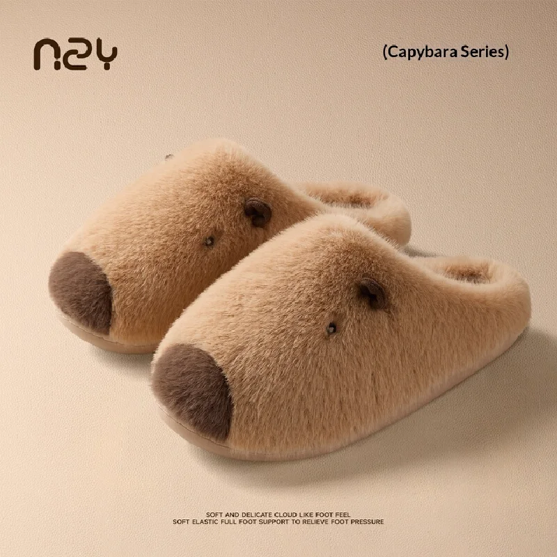 

Мультяшные хлопковые тапочки для мужчин и женщин, домашние флисовые теплые и противоскользящие парные хлопковые тапочки для осеннего и зимнего дома