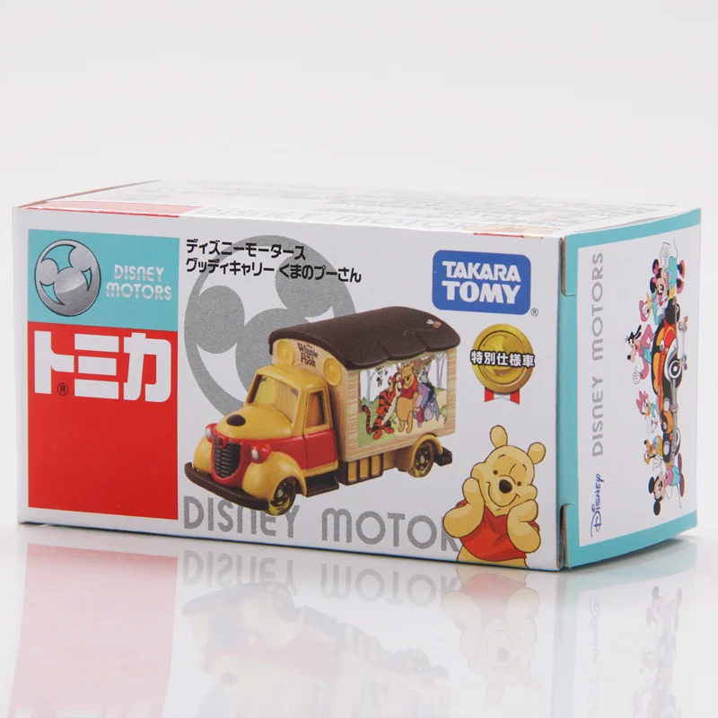 Takara Tomy Tomica Premium Edition Disney Winnie The Pooh Minivan Mini modello di auto in lega pressofusa giocattoli per bambini regalo di natale per ragazzi