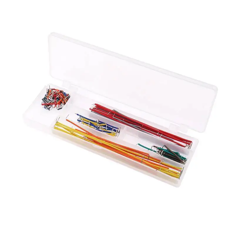 1 Box Breadboard-Draht, 140 Streifen, Verbindungsleiter in Box, elektronischer Jumper – Detail 3