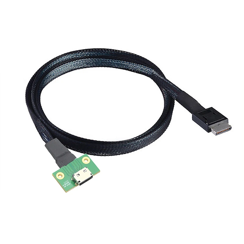 PCIe 3.0 X4 für Oculink SFF-8611 4I 42P zu SFF-8612 4I Buchse Adapterkabel für NVMe SSD Hochgeschwindigkeits-Server-Konvertierungskabel – Detail 4