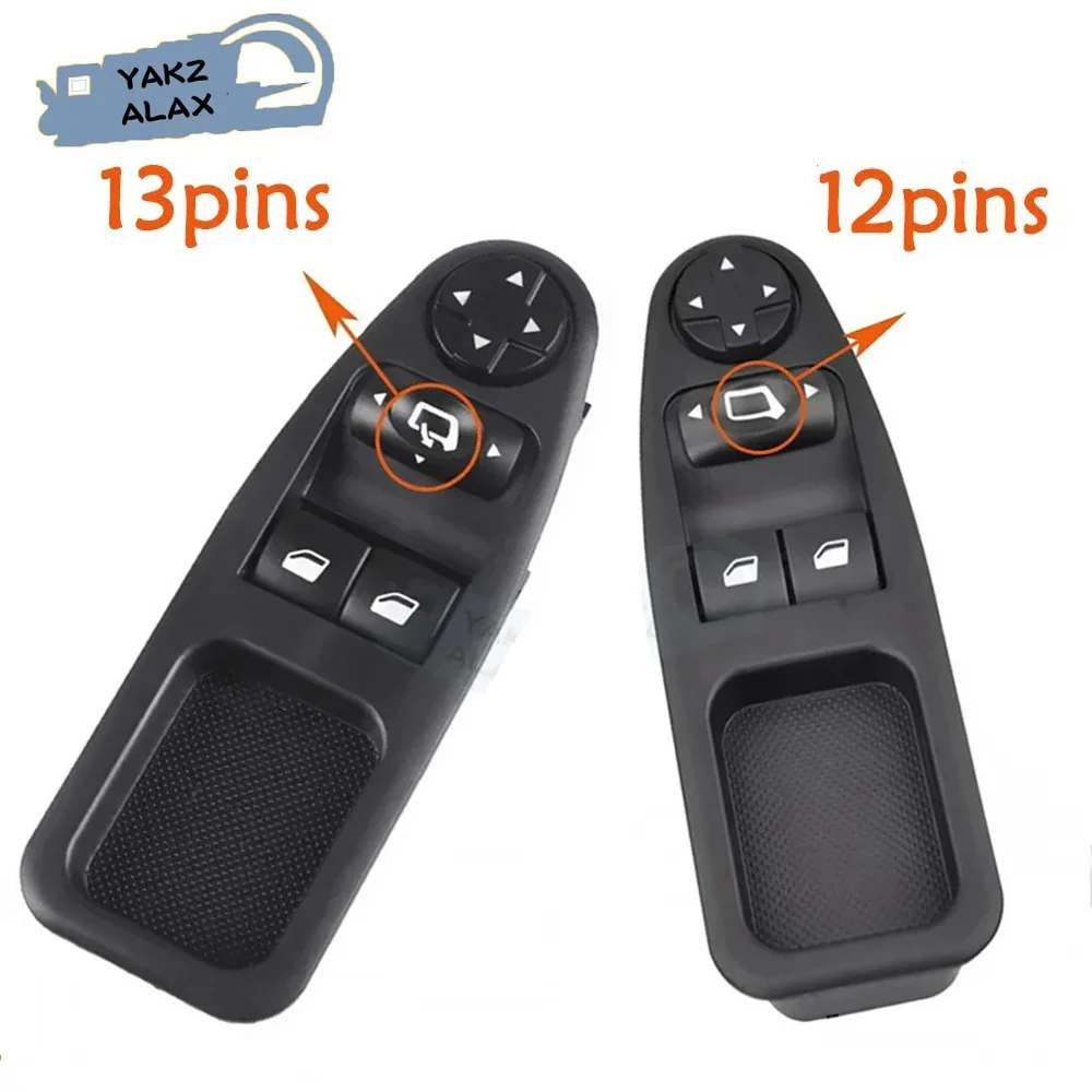 Para Fiat Scudo Citroen Jumpy Citroen despacho Peugeot Expert Master 2007-2016 6554.ZJ botón de interruptor de Control de ventana eléctrica