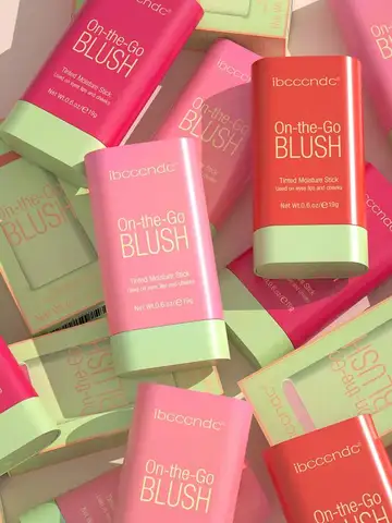 Make Up Functional Blush Stick Easy Color Rouge Blusher Cream Waterproof High Color Rendering Brightening Skin Tone Hot