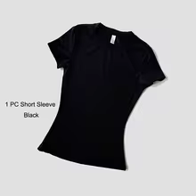 Workout Leggings Breathable Quick Dry Fitness Set for Women - Black
