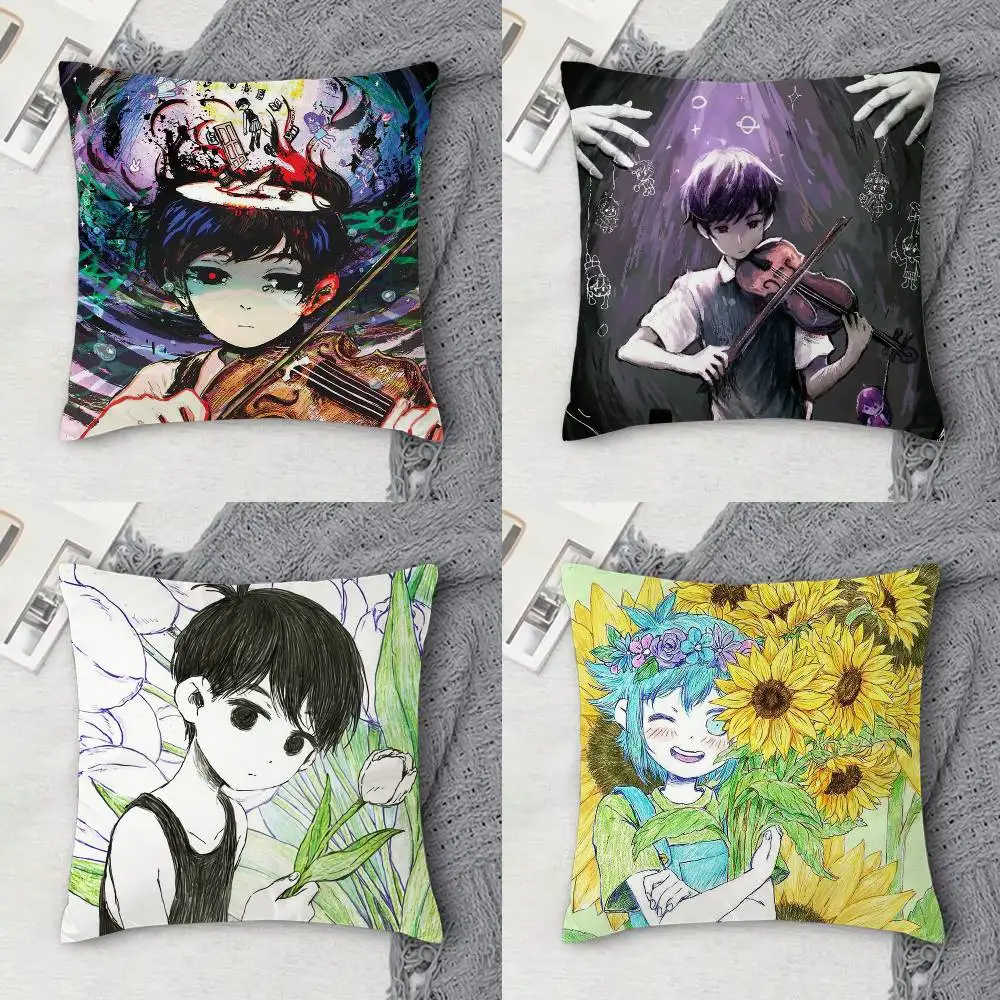 

O-Omori Double-sided Printed Square Decorative Cushion Cover for Sofa Living Room Home Decor