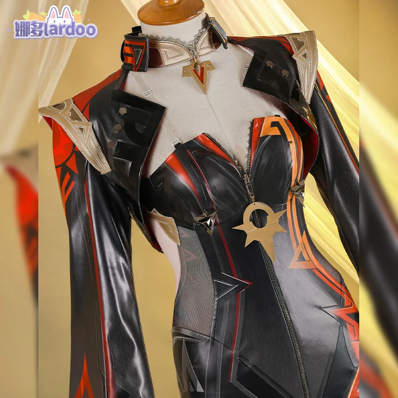 Genshin Impact Mavuika Cosplay Costume Uniform Pyro Archon Game Suit Sexy Lovely Halloween Party Role Play Outfit Women