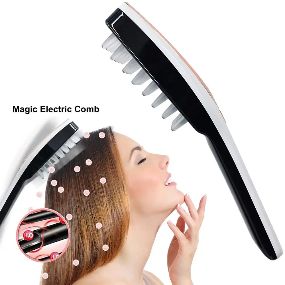 

Hot with Soft Rubber Scalp Massager Relaxation Multi-functional Hair Massage Brush Portable Electric Head Scratcher