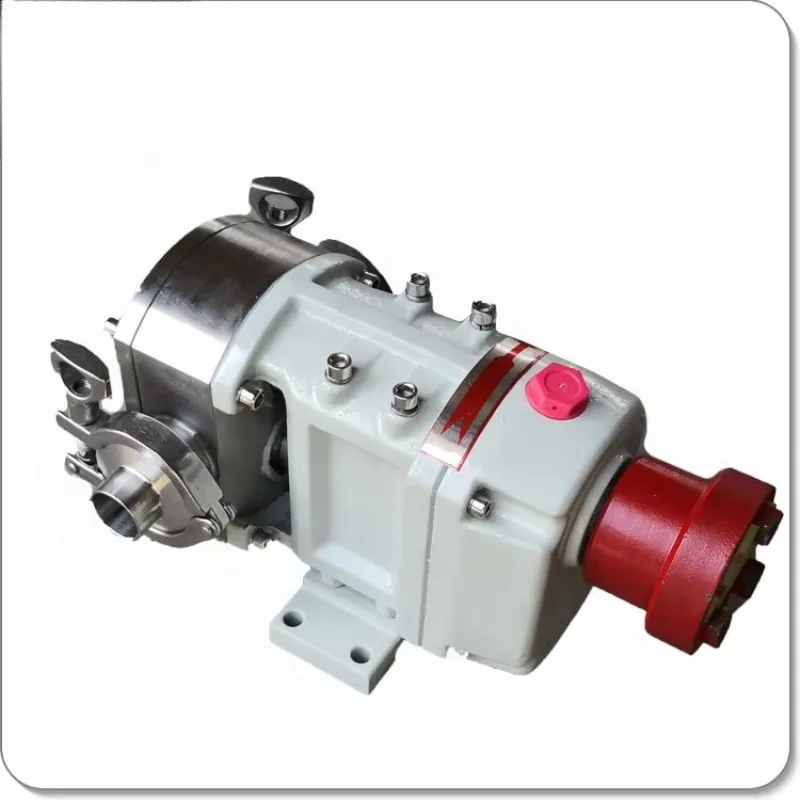 

CE Certified Stainless Steel Lobular Pump - Electric Gear Drive / Food Grade & Sanitary / with Mechanical Seal
