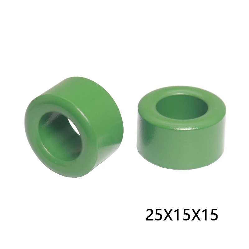 

【3-1PCS】Green Magnetic Ring Ferrite Magnetic Ring 25x15x15 Anti-interference Core Filter Inductance Transformer Magnetic Ring