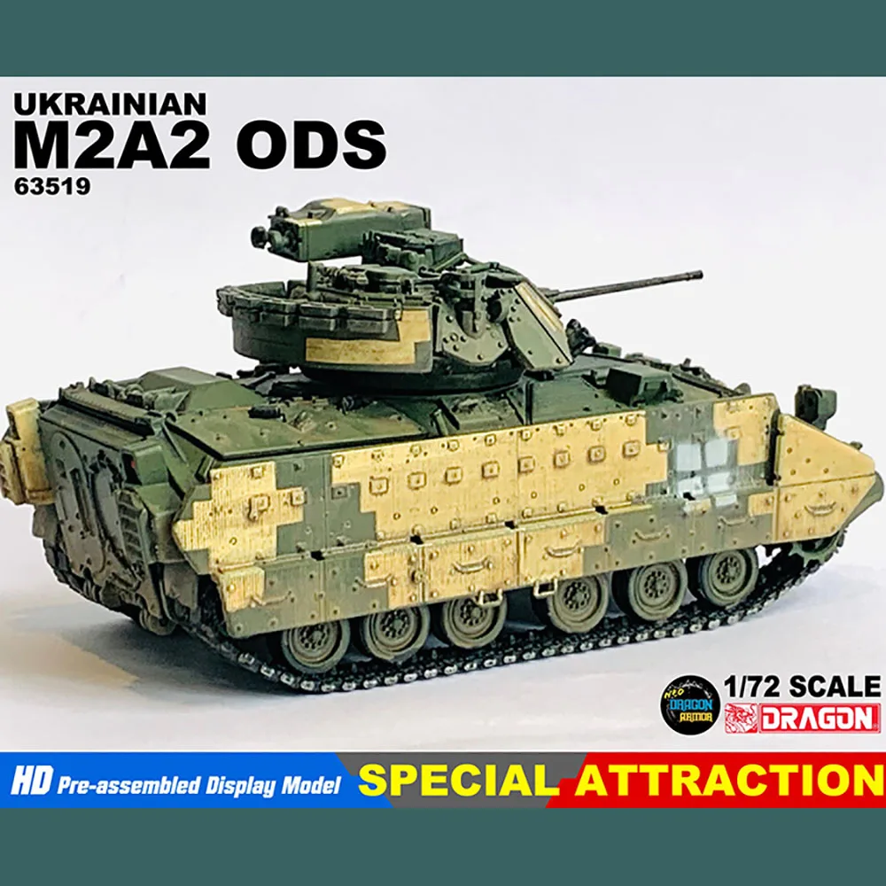 Weilong 63519 1/72 Scale Ukraine M2A2 ODS M2 Bradley Infantry Tank Finished Model Tank Emulation Collectible Toys Gift