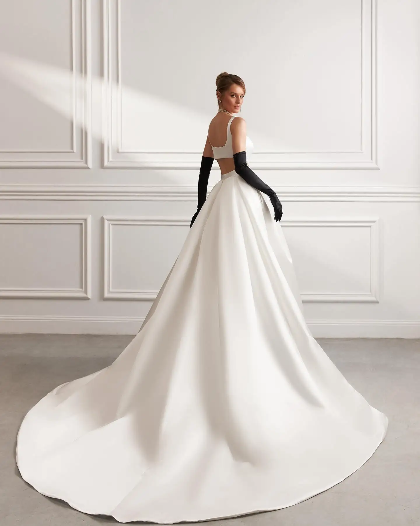 FOLOBE Angepasst Square Neck Prom Kleider Vintage Abendkleider vestidos de noche A-Line Ballkleid Hochzeit Party 2025