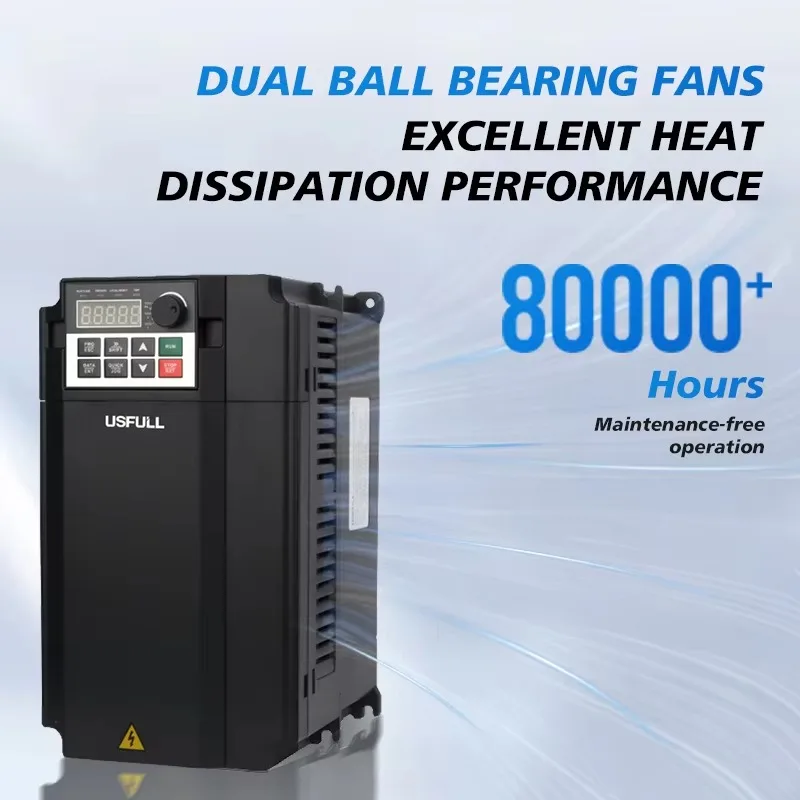 High Performance 380V 15kW 3 Phase Variable Frequency Converter Inverter VFD Energy Savings AC Drive Used Motors