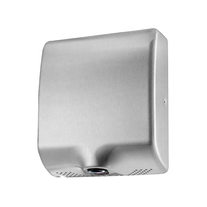 Wall Mounted Slim White Black Satin Polish 1000W Commercial Stainless Steel Electric Hand Dryers