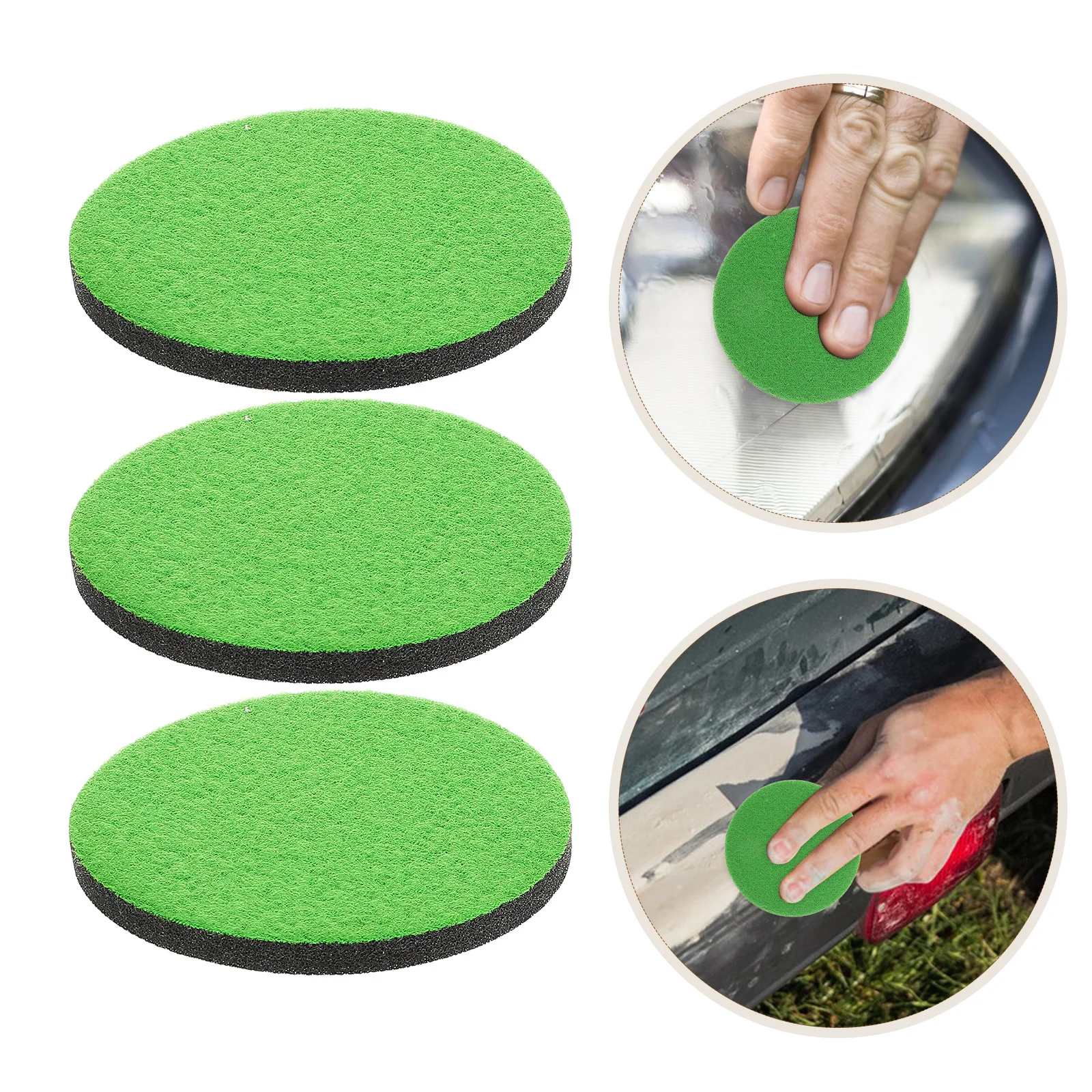 

5Pcs Car Glass Scratch Removal Kit Polishing Pads for Windshield and Household Glass Repair Car Windshield Polish