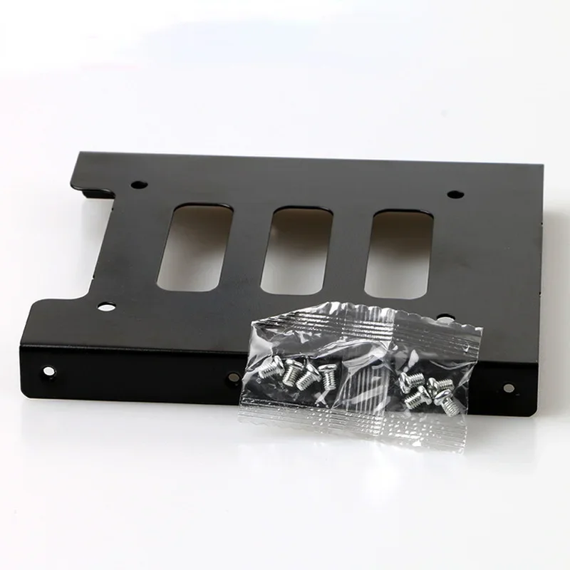 Useful 2.5 Inch SSD HDD To 3.5 Inch Metal Mounting Adapter Bracket Dock Screw Hard Drive Holder for PC Hard Drive Enclosure