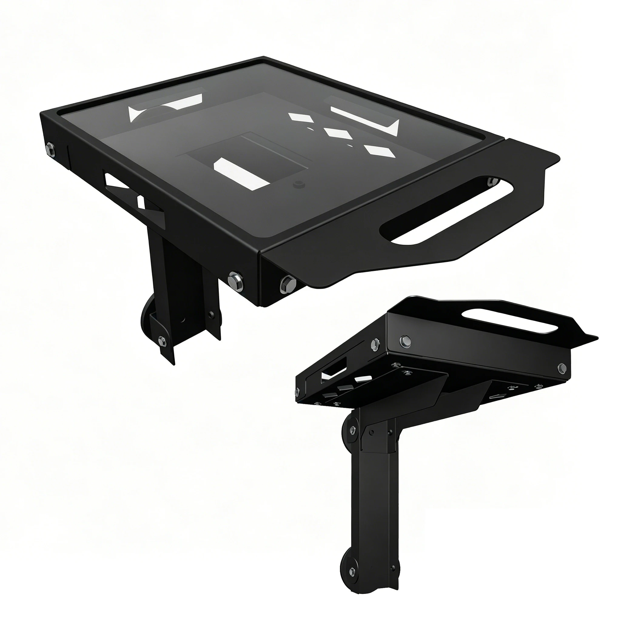 Mini Dual Base Mount Electric Suction Cup & 88mm Magnetic Plate Vertical Bracket with Protective Shield