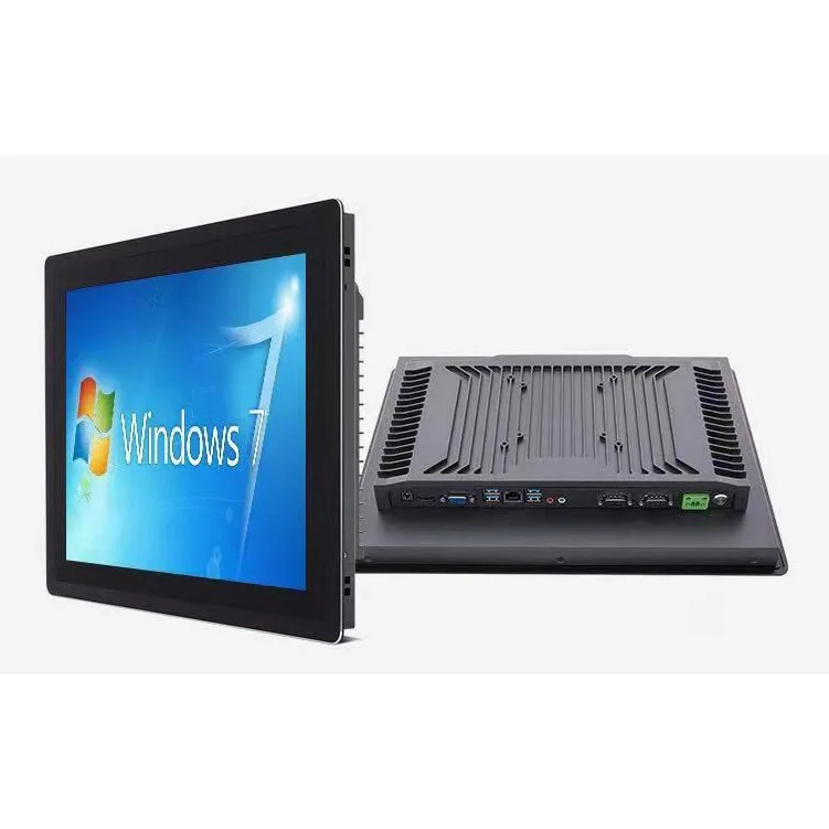 19 Inch All-In-One Industrial Grade Computer Fanless Industrial Panel PC With J1900 J4125 Processor and Resistive Touchscreen