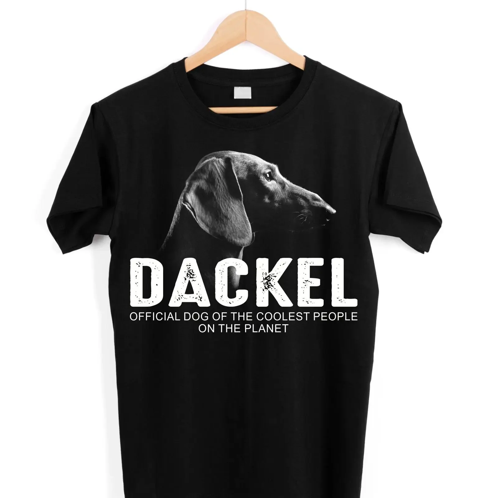 T Shirt Dackel Official Dog cool Leute Dachshund Teckel lustig Hundemotiv vintage Washed Slightly Comfortable