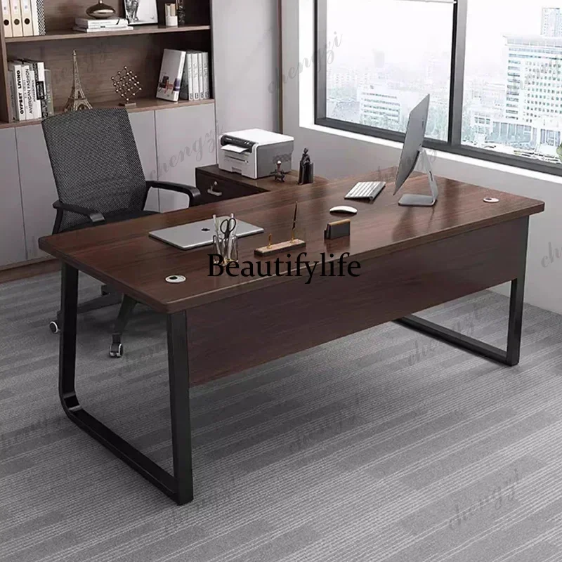 h178Bedroom Office Desk Table Executive Office Desk Setup Accessories Desktop Reception Executive Mesa Ordenador Trendy Furnitur