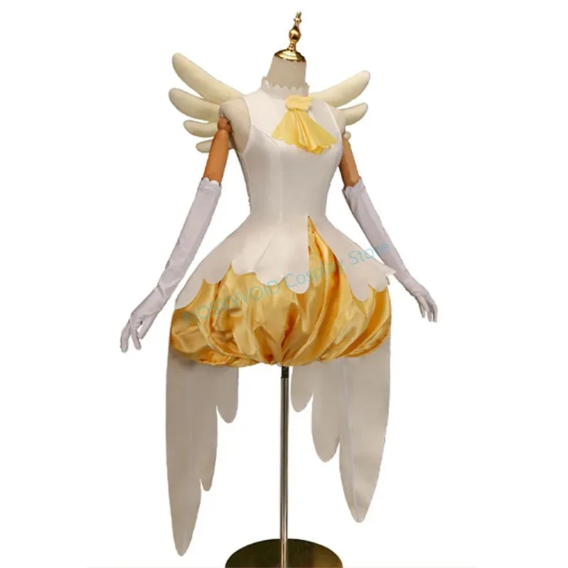 

Cy2025 Anime Kinomoto Sakura Cosplay Costume Cardcaptor Sakura Combat Uniform Set And Wing Carnival Halloween CCS Dressing Up