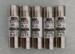 5 pieces/pack MRO Mingrong Ceramic Fuses RT18-32 16A