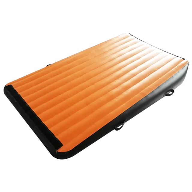 IFUNWOD Folding Slope Wedge Gym Mat Ramp Tumbling Mat Sport Exercise Inflatable Gymnastics Incline For Sale