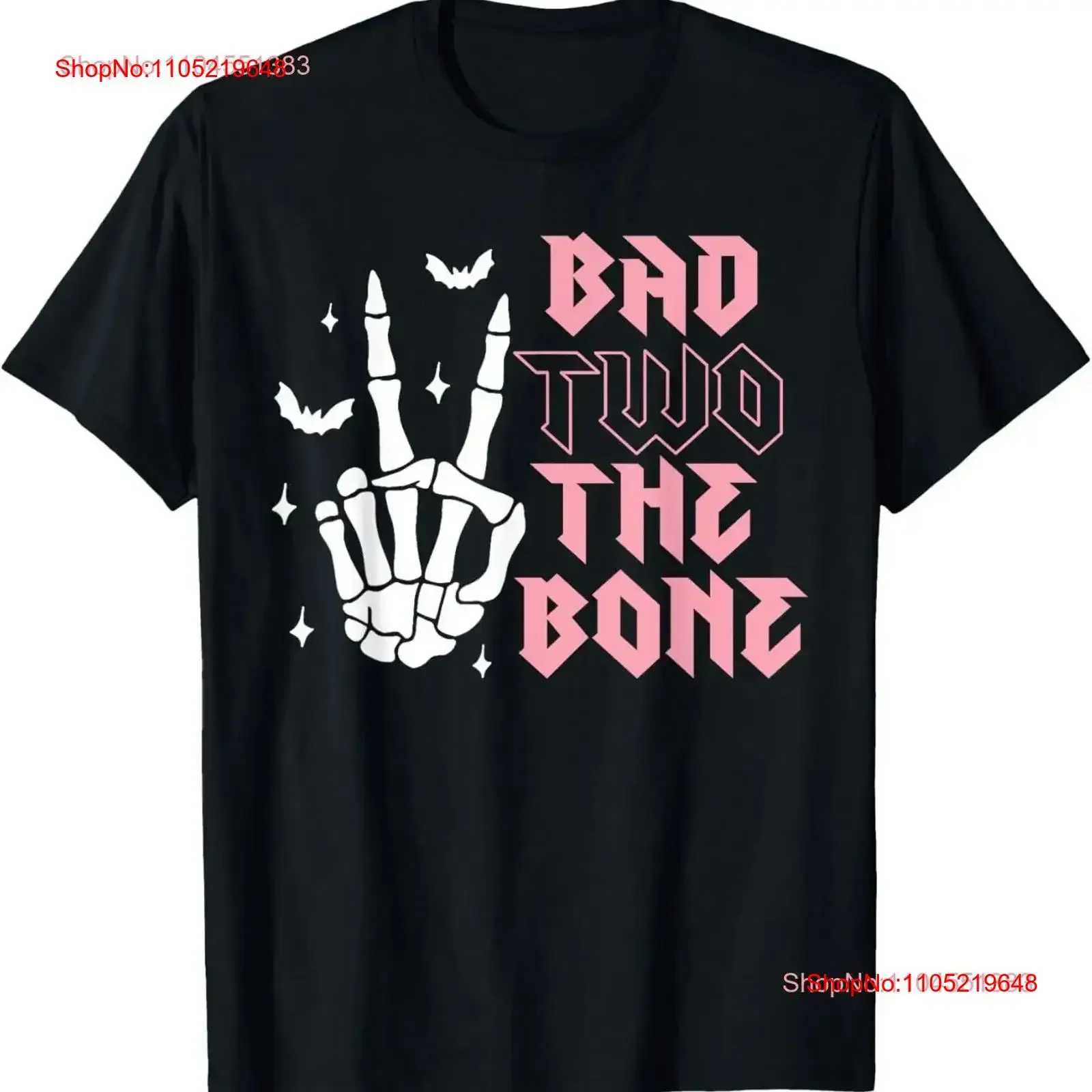 

Bad Two the Bone Birthday 2nd 2 Years Old Boy Girl T Shirt vintage Washed Casual Stretched graphic Slightly Versatile
