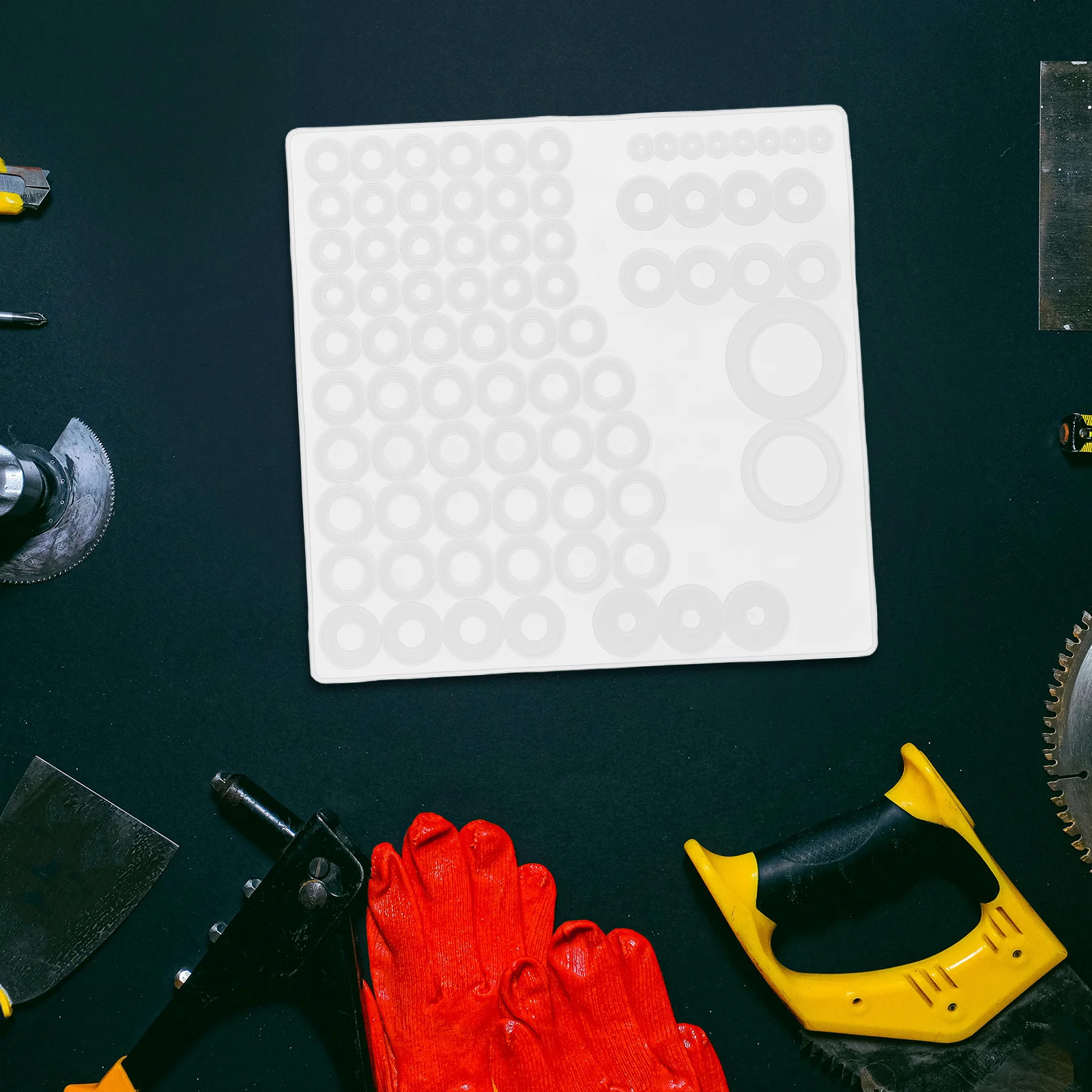 79-teiliges Dichtungsset für Küchenarmaturen in O-Form, Silikon-Unterlegscheibe, Reparaturset, auslaufsichere Wasserhahn-Dichtung, Ersatz-Waschbecken-Zubehör