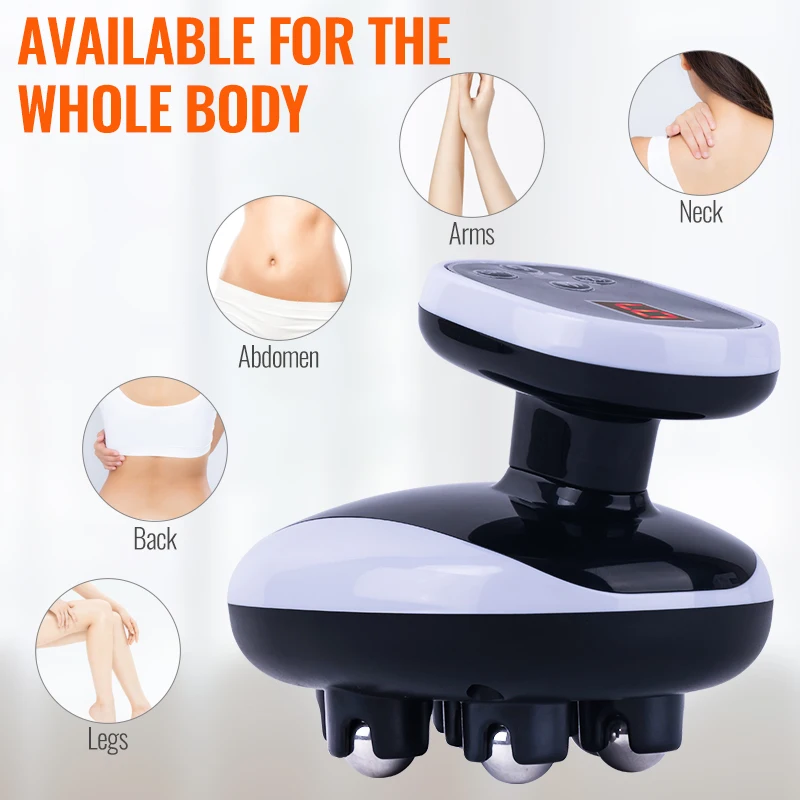 Dispositivo de massagem equipamento de compressa quente massagem de pulso ajuste de nove velocidades disponível para todo o corpo microcorrente biológica