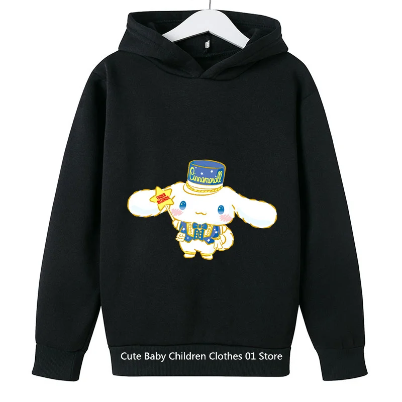 2024 New Cinnamon Hoodie Children'S Clothing Girls Boys Hoodie Spring And Autumn Cute Cartoon Outdoor Student Youth Pullover