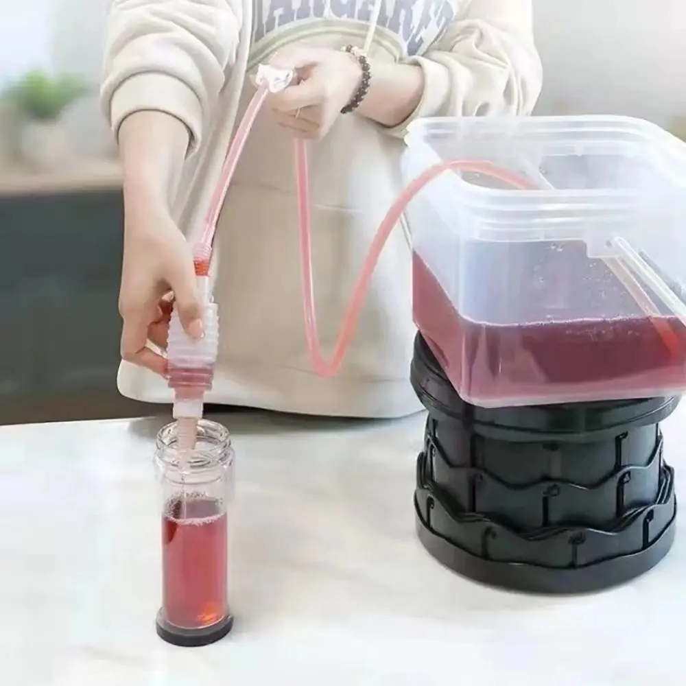 1Pcs 2M Brewing Siphon Hose DIY Bar Tool Plastic Wine Extractor Household Wine Making Alcohol Distiller Filter Tube