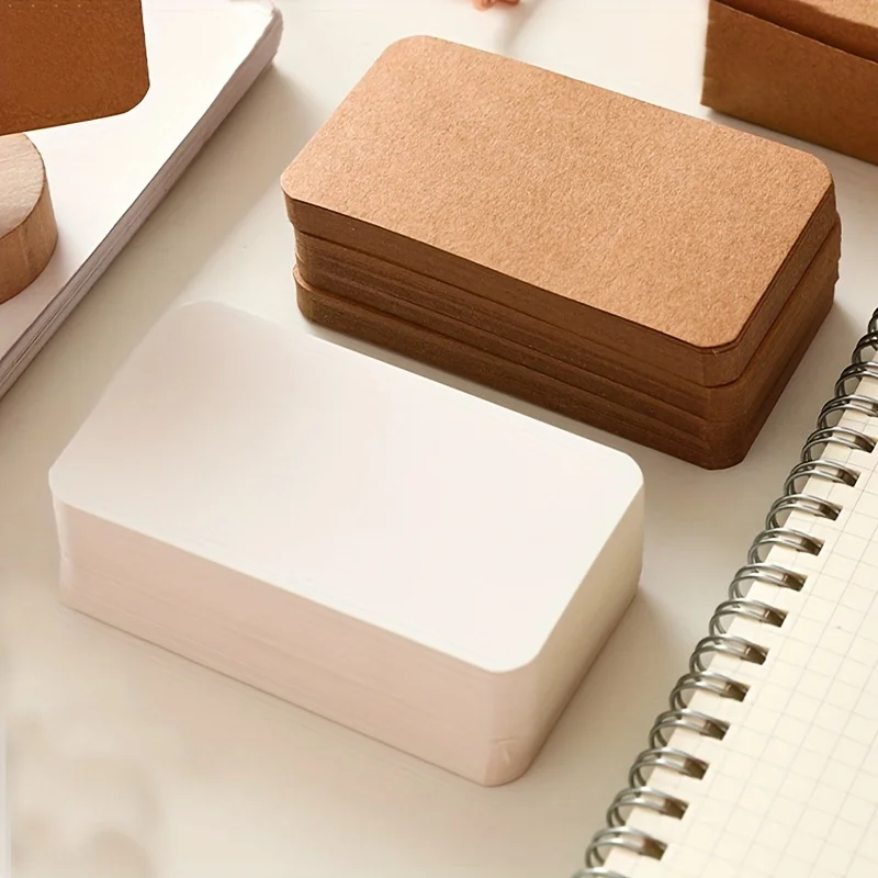 50 Out of Uniquely Textured Blank Cards, Perfect for Creating Kraft Paper Postcards,Doodles,Bookmarks,Notes, And Flashcards