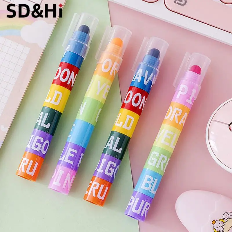 1pc Splice Mini Bible Highlighters Vintage Candy Colors Pastel Gel Highlighters Gel Highlighters Dry Highlighter Markers