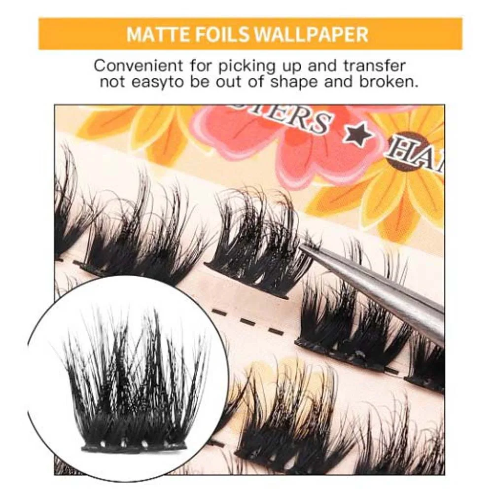 Segmented C Curl False Eyelashes 10-18mm DIY Individual Cluster Eyelashes Oblique Winged Natural Eyelashes Extensions Women